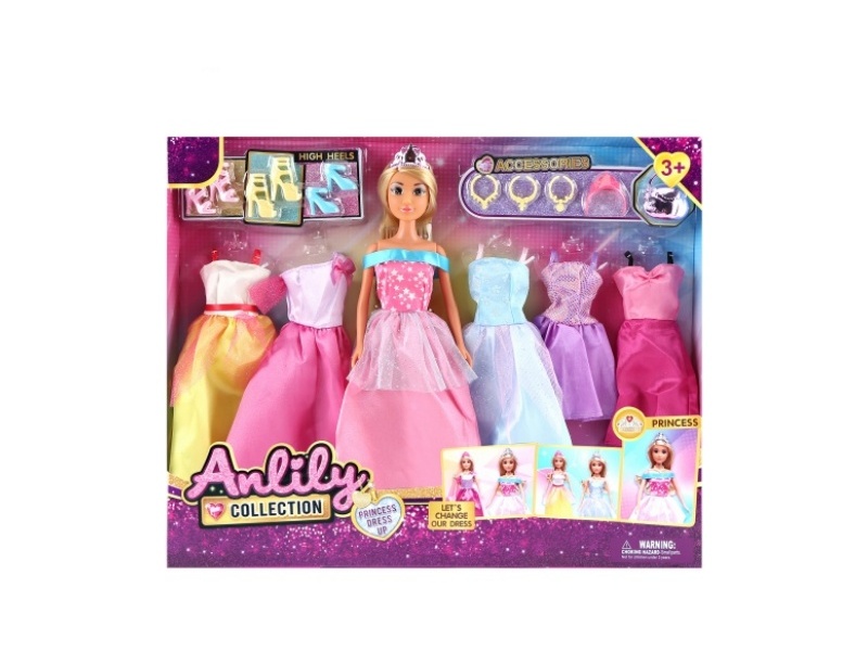 11.5-Inch Solid Doll (Brown Skin Color)