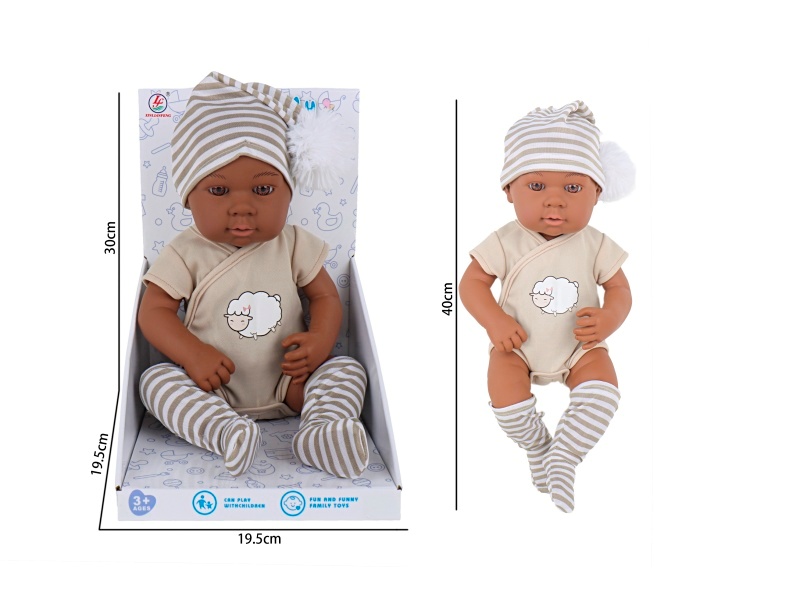 16-Inch Black Animal Boy Without Ic, Full Body Of Rubber (With Male Characteristics)