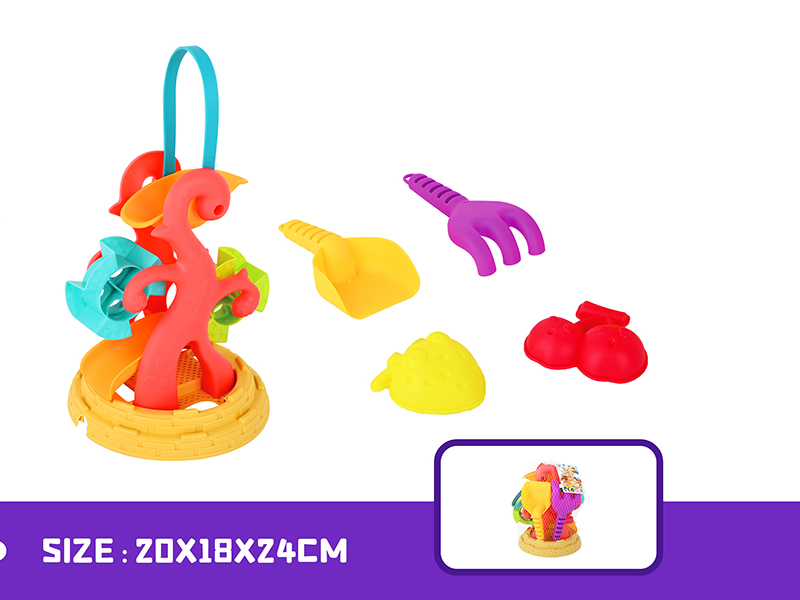 Sand Glass Beach Toys 5pcs