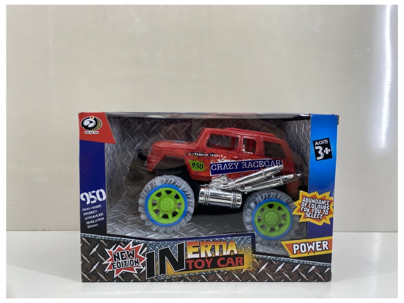 Transparent Wheel  Friction Car (With Lights And Music)