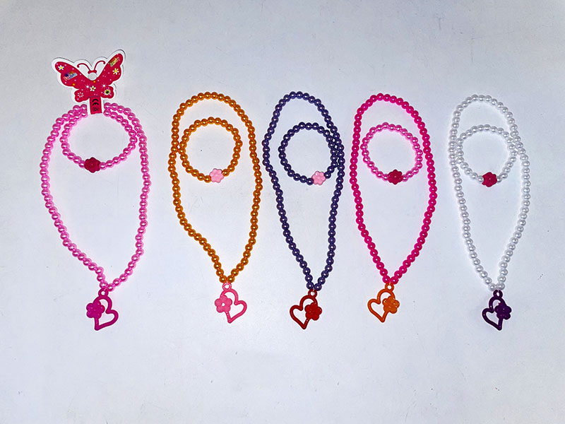 Bead Necklace + Bracelet