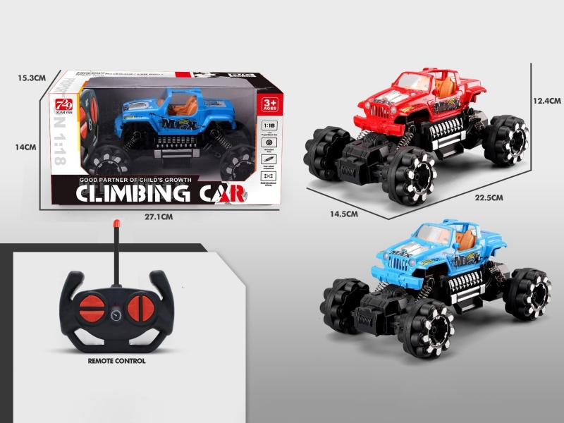 1:18 Graffiti Remote Control Climbing Car