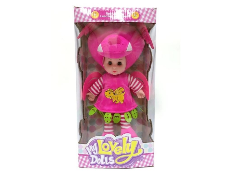 14-Inch Musical Flame Pterosaur Doll