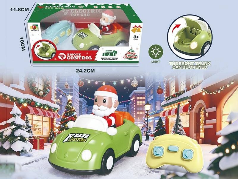 Remote Control Vinyl Santa Claus Cartoon Car