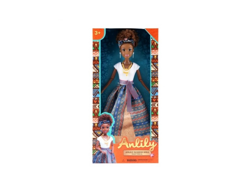 11.5-Inch Solid Doll (Dark Skin)