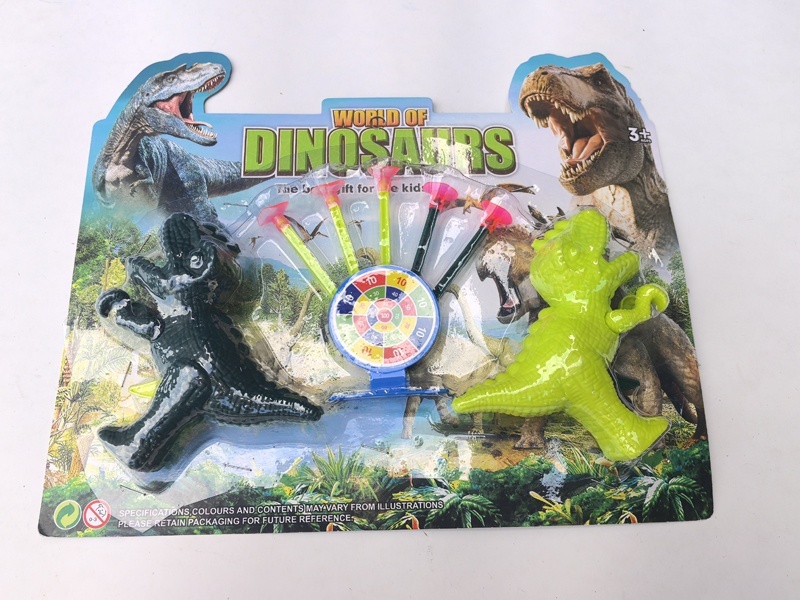 Solid-Color Dinosaur Soft Bullet Gun Set