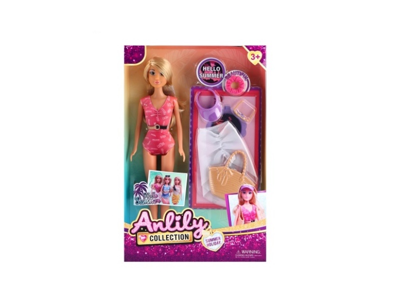 11.5-Inch Solid Doll (Brown Skin Color)