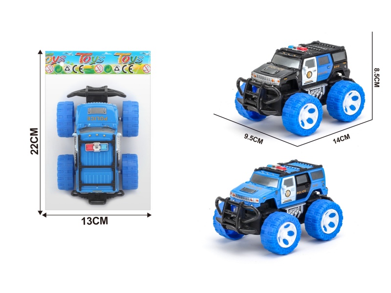 Inertial Hummer Police Car Off-Road Vehicle 1:43