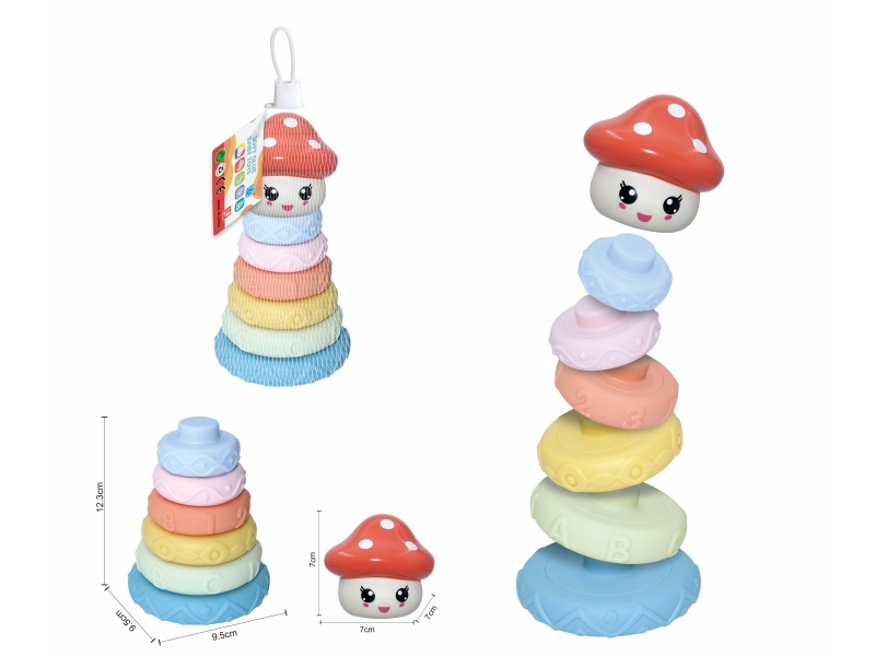 Soft Plastic Stacking Toy 8pcs