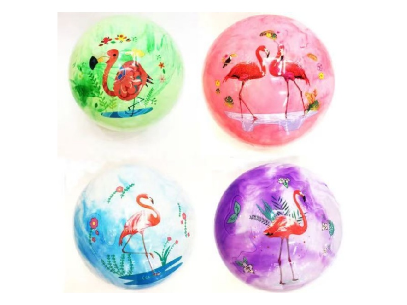 9-Inch Flamingo Inflatable Ball