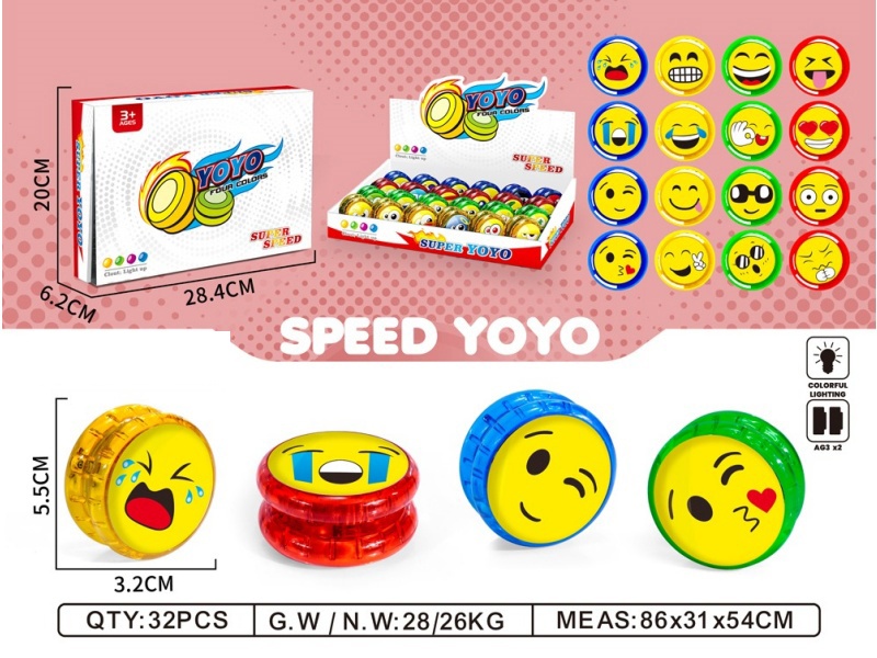 Emoji Yo-Yo (24 Pieces)