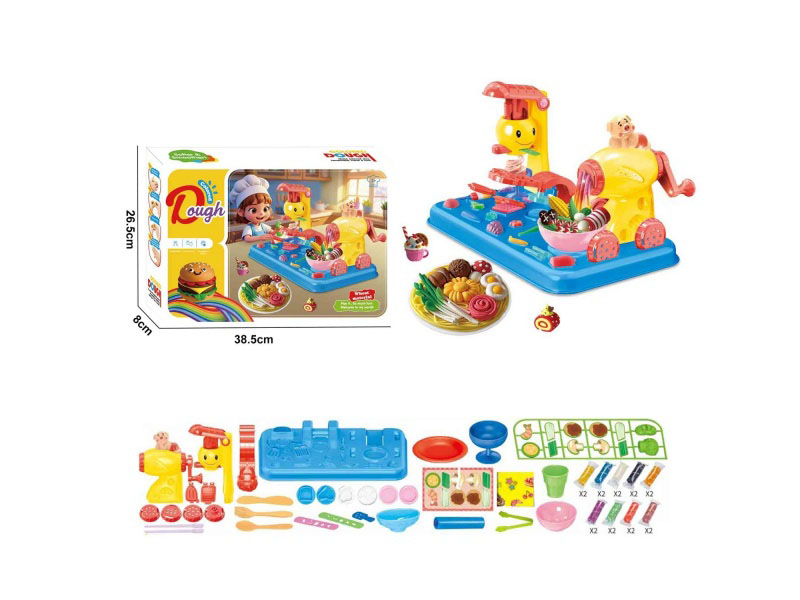 3-In-1 Dining Table Clay Set