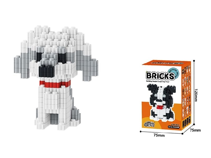 Thin Dog Building Blocks 299Pcs