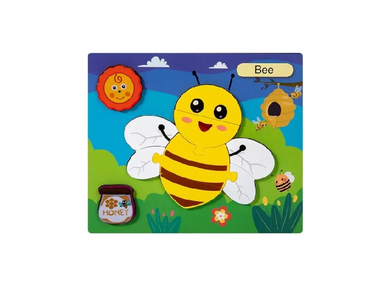 Wooden 3D Puzzle - Bees