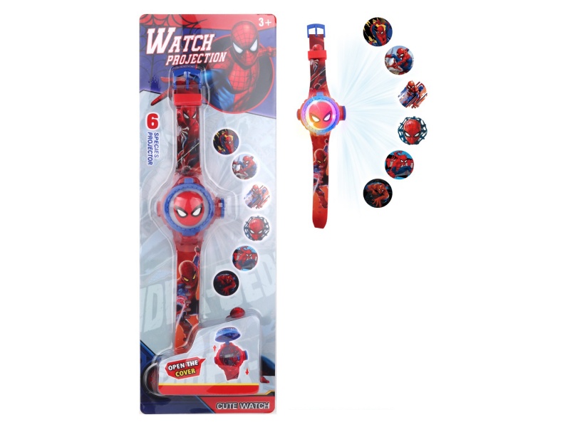 Spider Projection Flash Rotating Electronic Watch