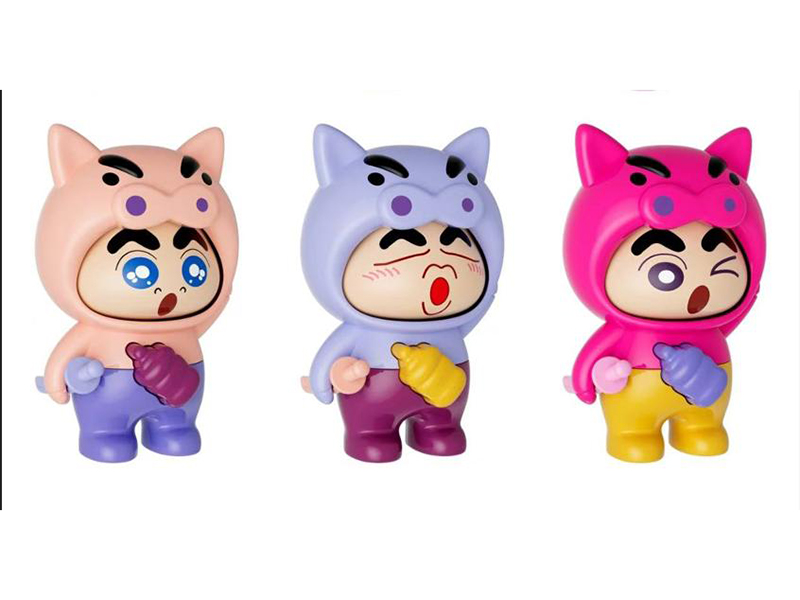 Pig Face Changing Doll Keychain