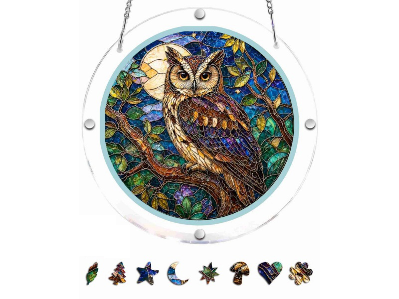 7.4-Inch Acrylic Jigsaw Puzzle