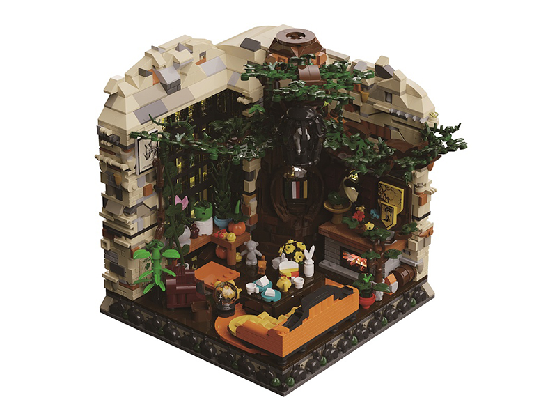 Common Room House Building Blocks 2059pcs