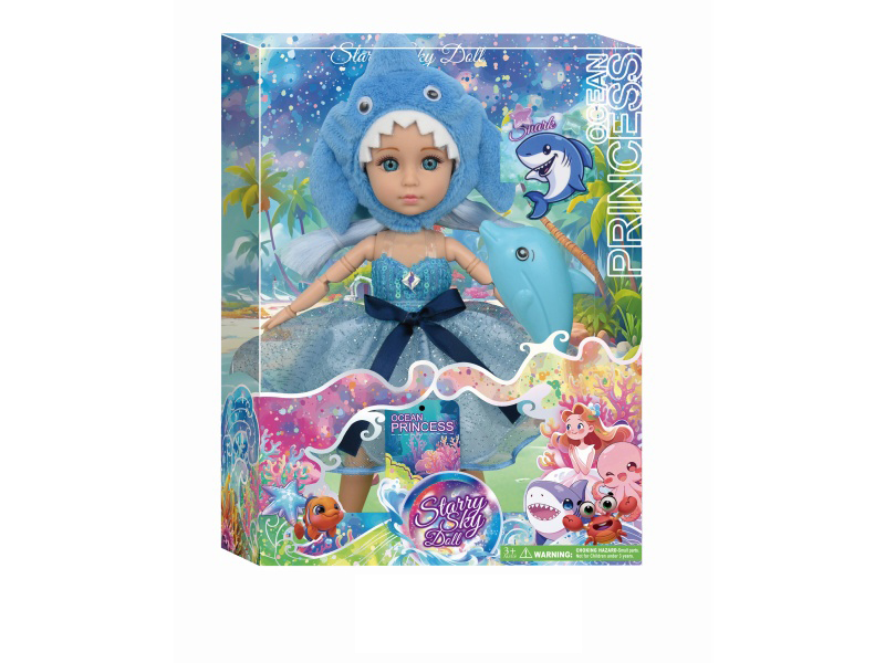 Starry Sky Doll 12-Inch Ocean Series - Plush Doll - Shark