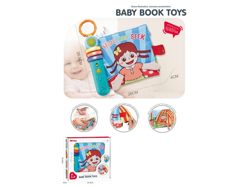 Hide-And-Seek Music Cloth Book (With Electronic Pages)