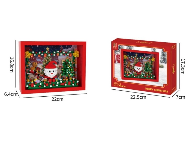 Building Blocks: 1156 Pcs Of Santa Claus Photo Frames
