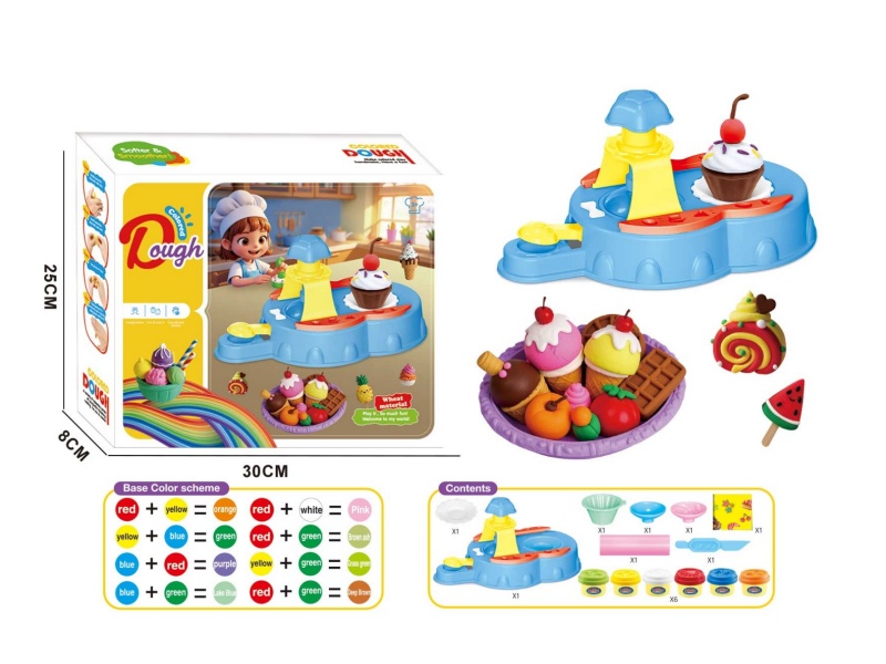 Colorful Ice Cream Machine - Colorful Clay Series