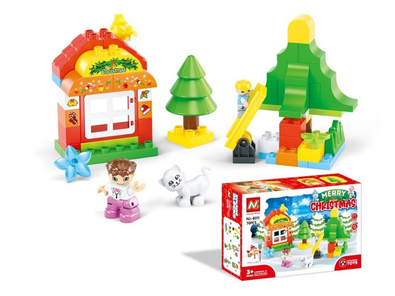 Building Blocks： Christmas Tree 70 Pieces