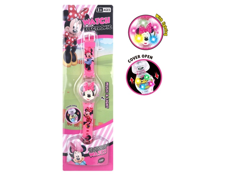 Mini Flip Light Music Watch