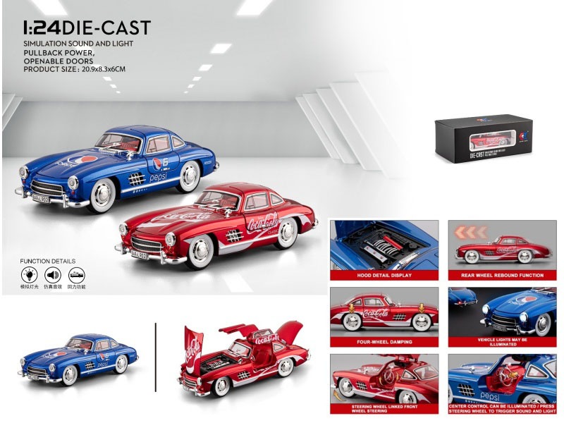 1:24 Benz 300Sl Cola Edition