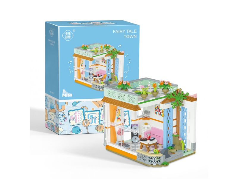 Living Room Building Blocks 598PCS