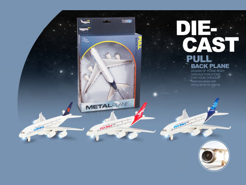 Alloy Airbus A380 Passenger Aircraft