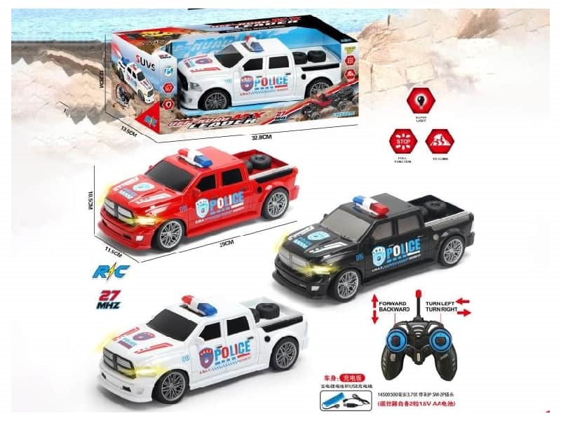 4 CH  Light Pickup Remote Control Police Car