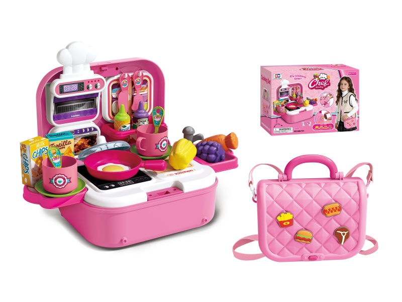 Chef Shoulder Bag Cooking Play Set