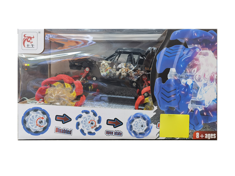 5-Channel Remote Control Explosive Wheel Climbing Car With Lights ,Spray(Remote Controller With Lights)(Included Batteries)