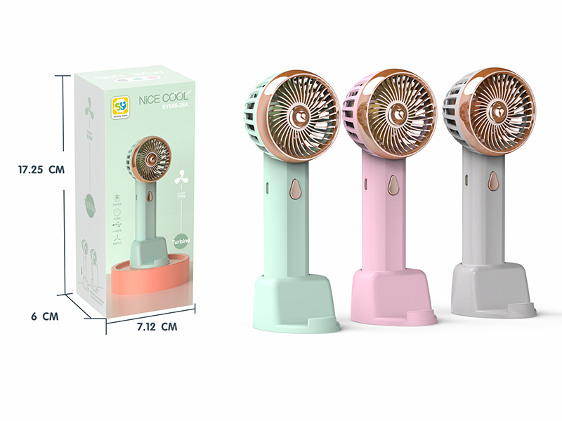 Handheld Electric Fan With Phone Stand