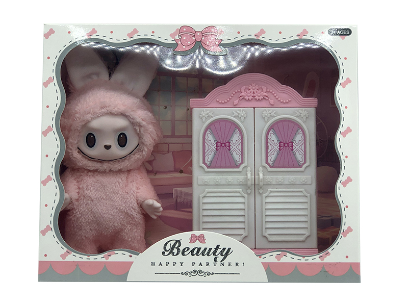 6" Solid Labubu Doll Set