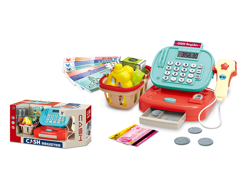 Cash Register + Shopping Basket Set
