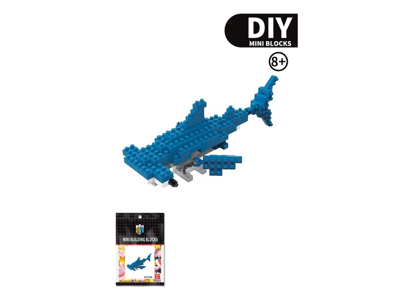 Hammerhead Shark Building Blocks Ocean Series 108PCS