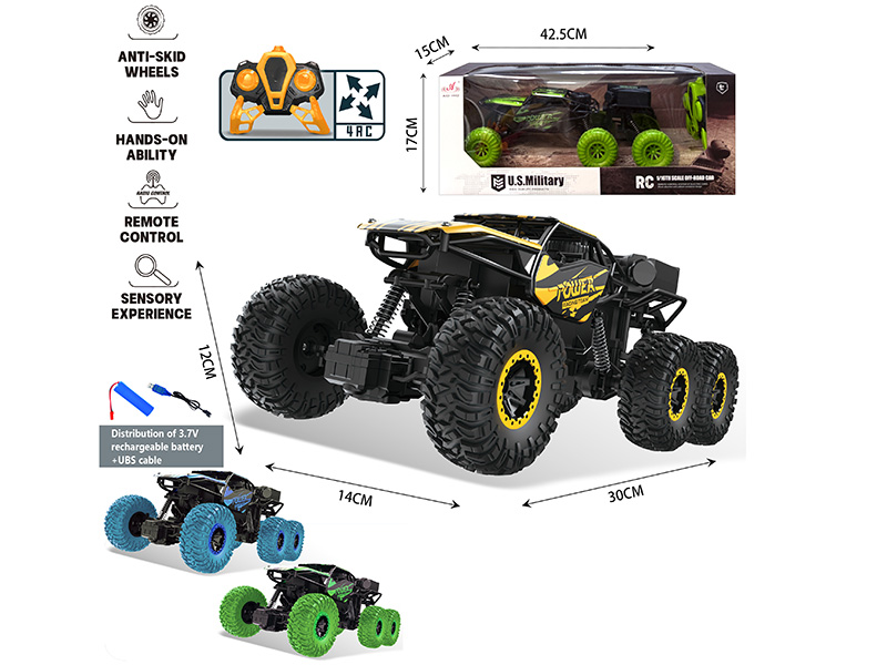 4CH Remote Control Six-Wheel Climbing Vehicle