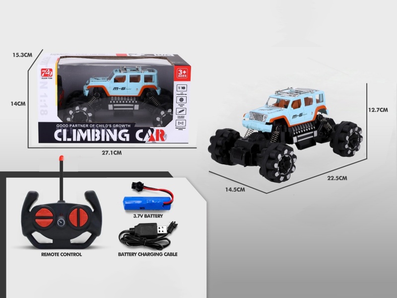 1:18 Bay Color Remote Control Climbing Car