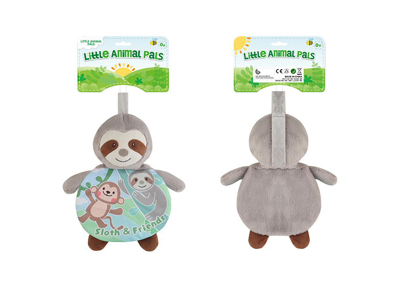 Plush Tree Sloth Baby Cloth Book