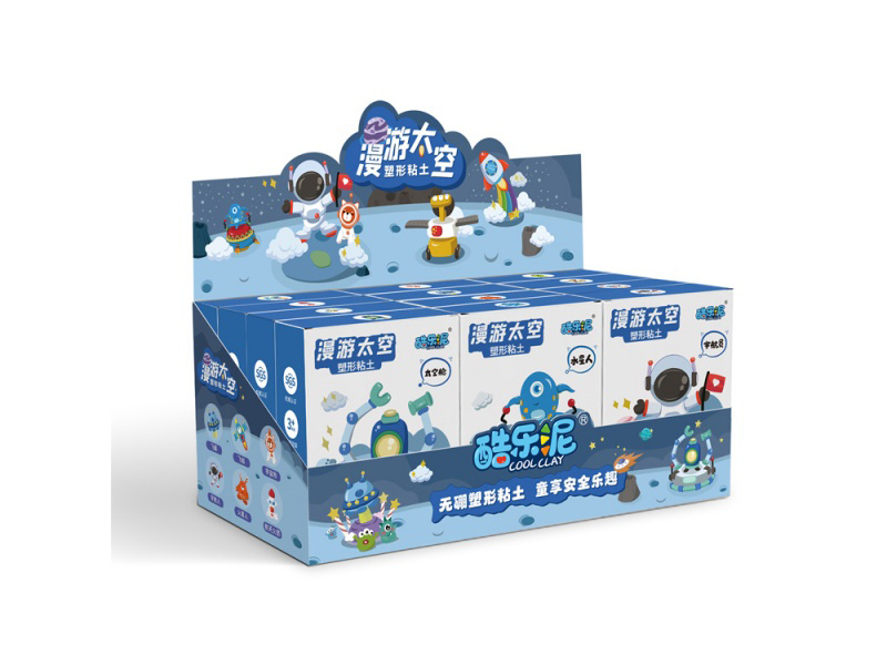 Cool Clay Space Shaping Clay, Ultra-Light Clay, A Small Scene Of Space Exploration