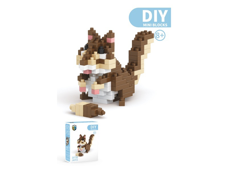 Squirrel Building Blocks Animal Series 140PCS