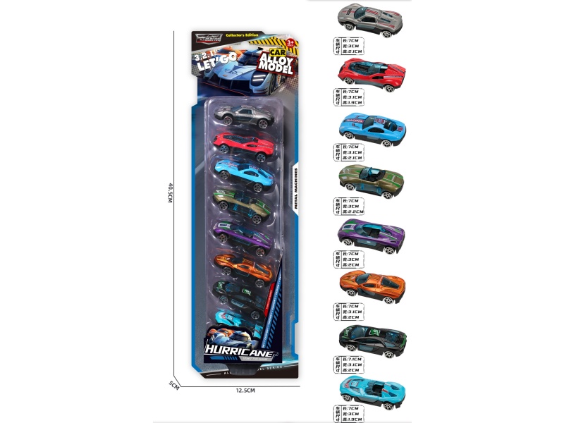 1:72 Sliding Alloy Car (Racing Car)