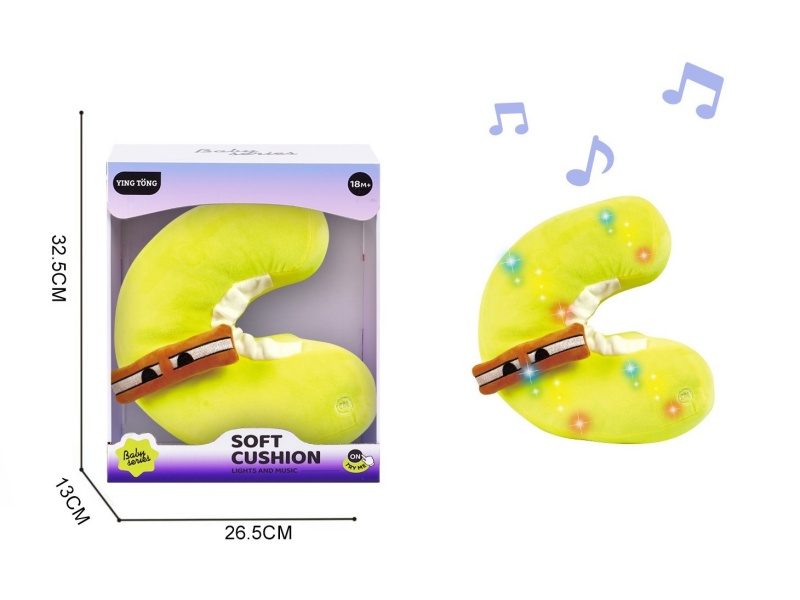 Alphabetic Plush Soothing Pillow - C