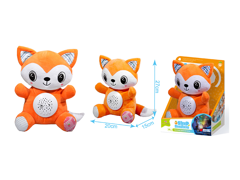 Soothe Plush Toys With Lights And Music - Fox