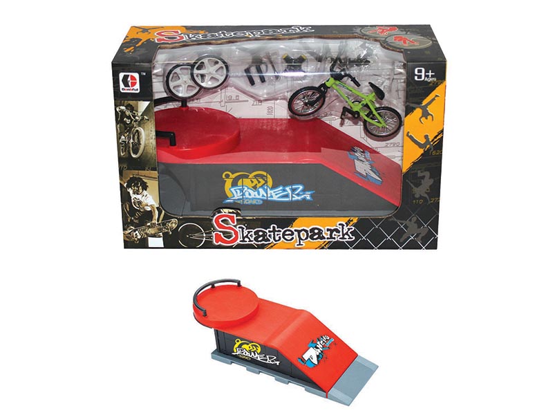 Bicycle Finger Skateboard Skate Park Set
