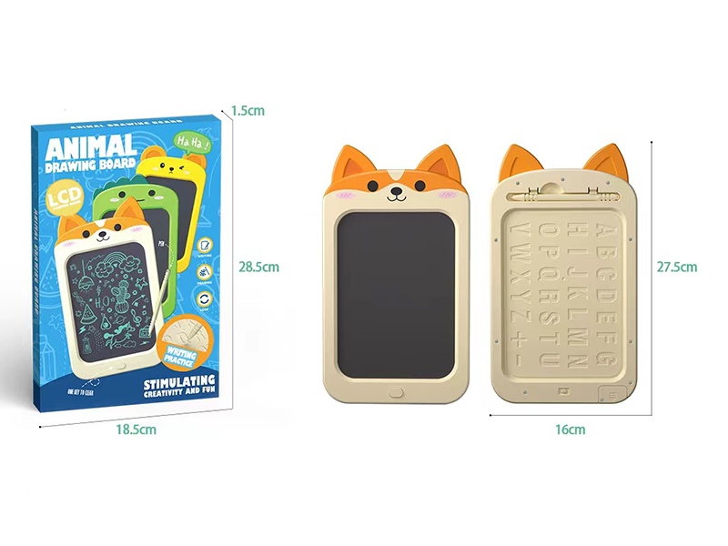 8.5" Cartoon Shiba Inu LCD Writing Board(Monochrome)