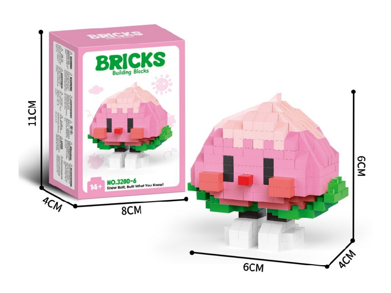 Building Blocks: 262 Pcs Of Peaches