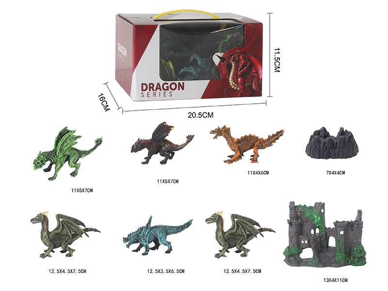 Magic Dragon Set 14pcs